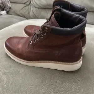 Cole Haan Men’s Boots Size 11.5 color brown/white/beige Men main image 4